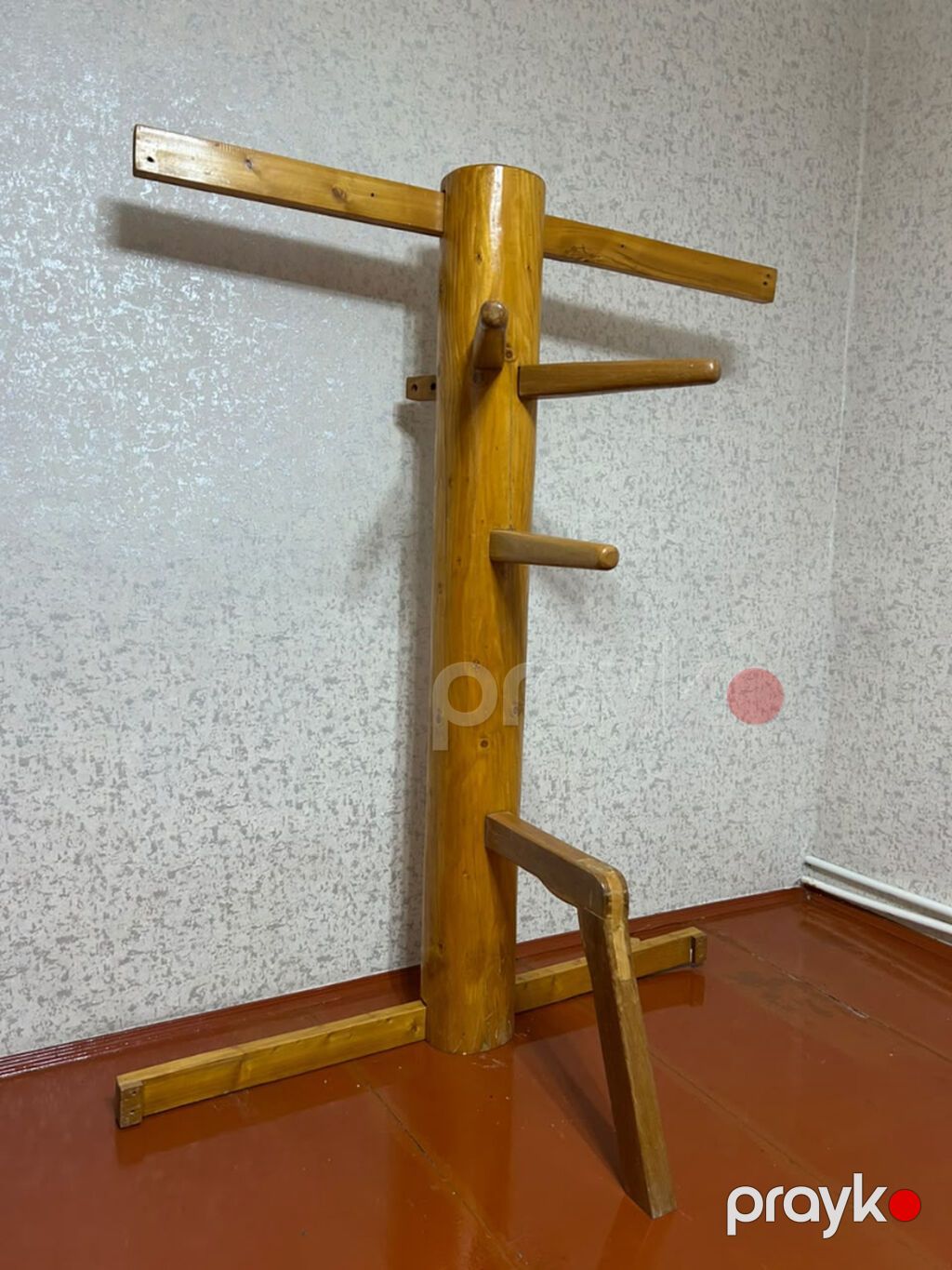 Wing Chun taxta məşq manekeni (Wooden Dummy) satılır. 3 qol + 1 ayaq — Digər simulyatorlar, Bakı (2)