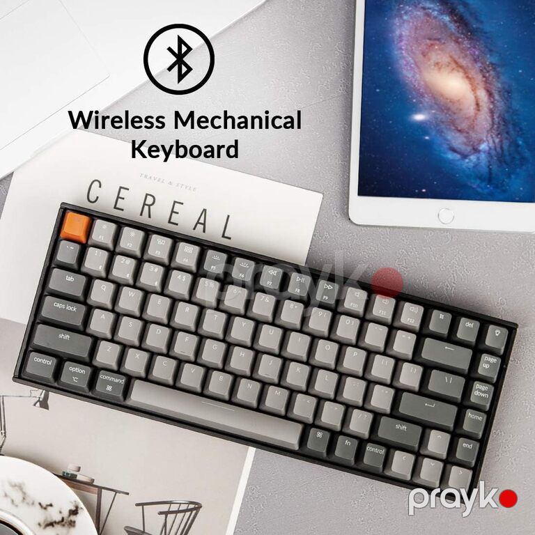 Klaviatura "Keychron K2 84 Key White LED Red Switch (K2A1 Keychron)" — Periferik cihazlar, Bakı (4)