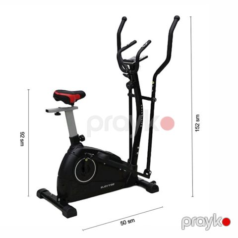 Elevate Şaquli İdman Velosipedi – Maqnitli Sistem, LCD Displey, Bluetooth — Bakı