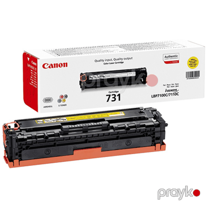 Canon Cartridge 731Y CRG-731 Y Yellow Original Toner Kartrici — Elektronika, Bakı