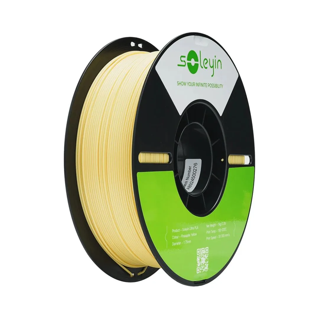 Soleyin Ultra PLA Pineapple Yellow 1.75mm 1kg — Bakı