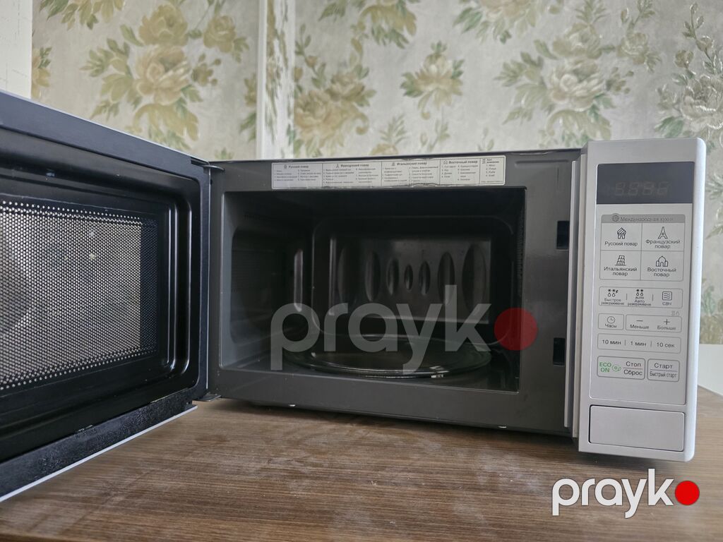 Mikrodalğalı soba LG, Ayrıca dayanan, Mikrodalğalar ilə, rəng - Gümüşü, İşlənmiş — Mikrodalğalı sobalar, Bakı (2)