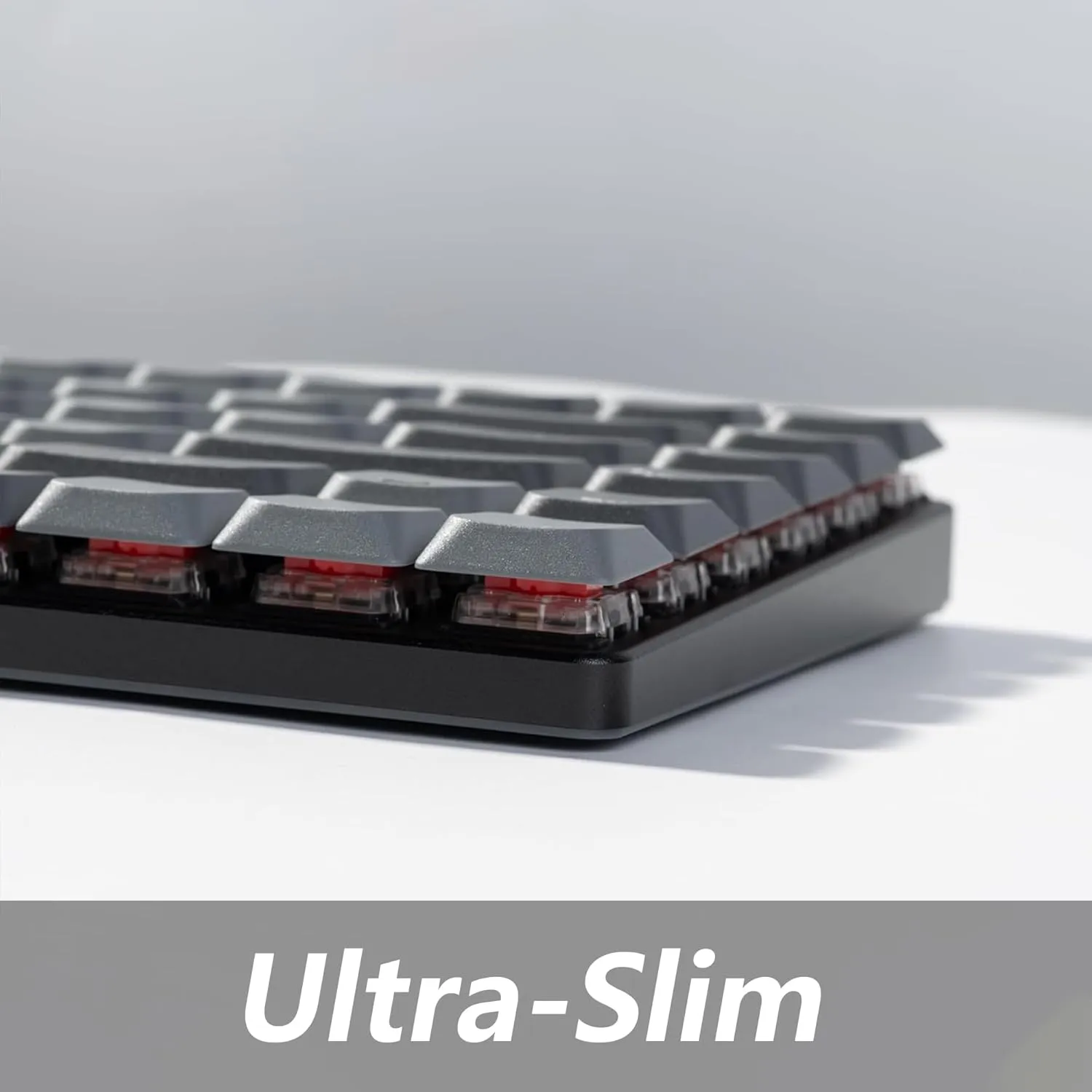 K1 Max Gateron White Backlight Red Switch Keyboard(K1M-A1Z-AZ) — Klaviaturalar və siçanlar, Bakı (2)