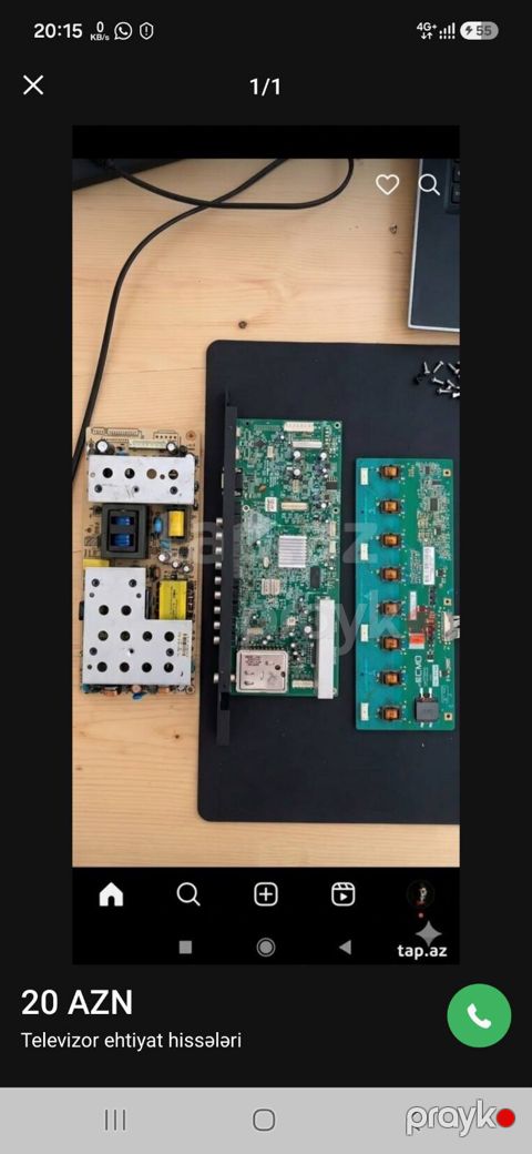 Ekran platasi sistem platasi — Mingəçevir