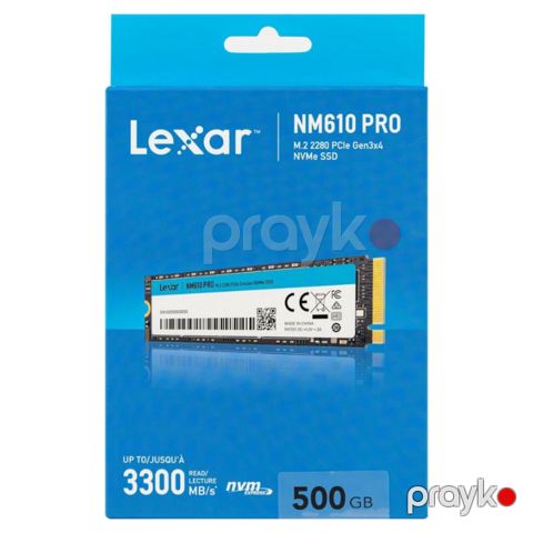 SSD “Lexar NM610 Pro 500GB M2 NVMe 2280” (LEX-NM610P-500-M2N) — Bakı