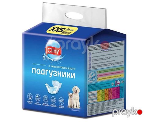Bez itlər və pişiklər üçün Cliny XXS 12 ədəd — Bakı