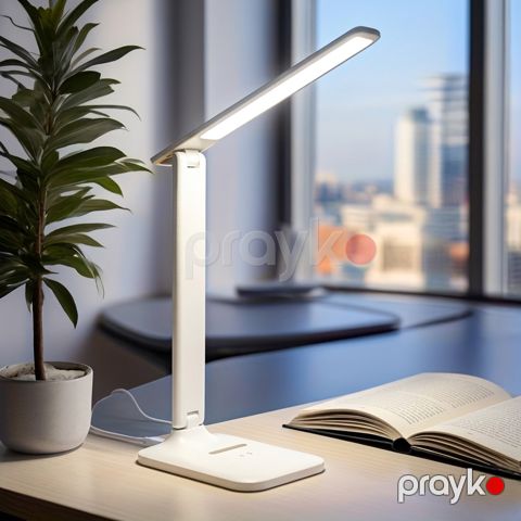 Masaüstü lampa МТ-860, ağ — Bakı