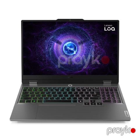 Lenovo Gaming Noutbuk Intel Core i5 12450HX 24GB DDR5 512GB NVMe SSD RTX 3050 6GB 15.6 FHD IPS 144Hz 100 sRGB FreeDos Luna Grey — Bakı