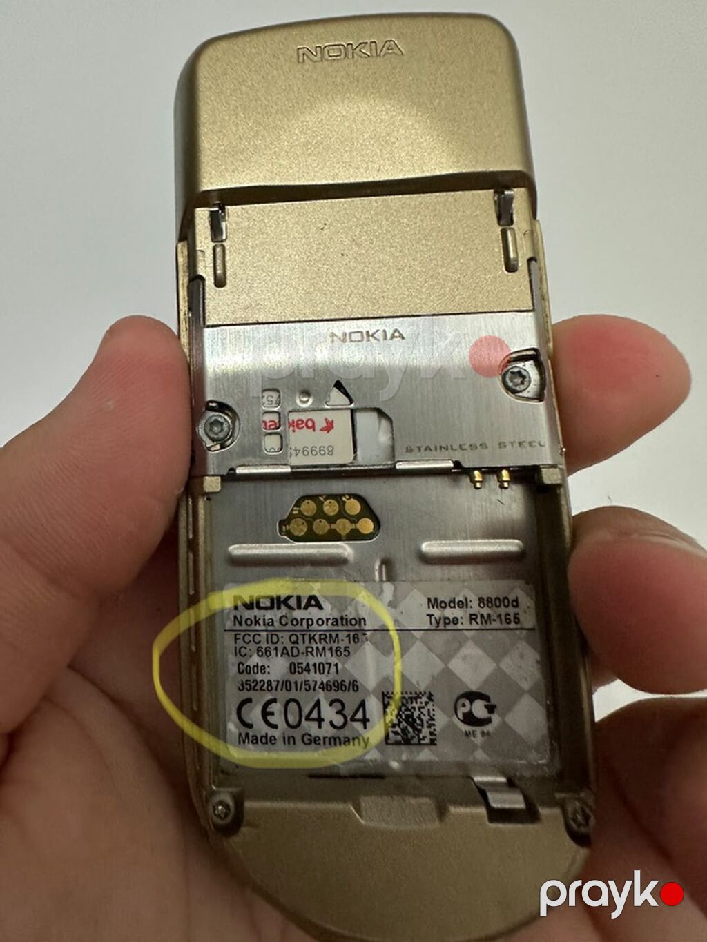 Nokia 8 Sirocco, 2 GB Memory Capacity, rəng - Qızılı, Düyməli — Nokia, Bakı (5)