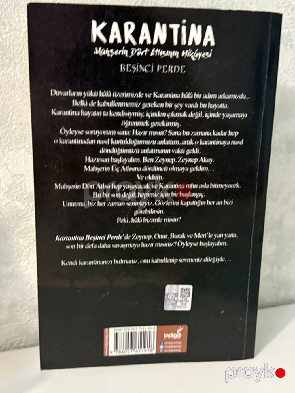 Məhsul: Kitab Adı: Karantina – Mahşərin Dört Atlısının Hikayesi — Kitablar, Bakı (2)