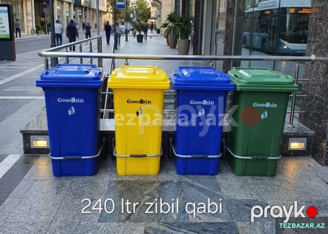 Zibil qabi 240 ltr pedalli — Bakı