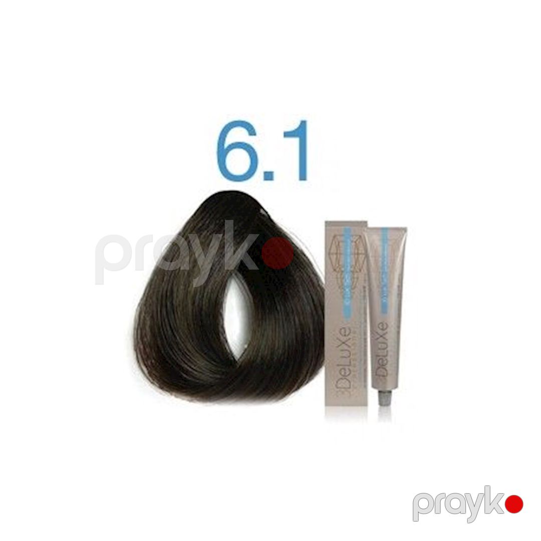 Saçlar üçün boya 3Deluxe Professional 6.1 Tünd sarışın kül, 100 ml — Mallar, Bakı (2)