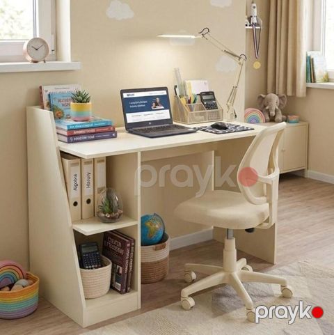 Yazı masası MB 3, laminat, bej, 110x75x50 sm — Bakı