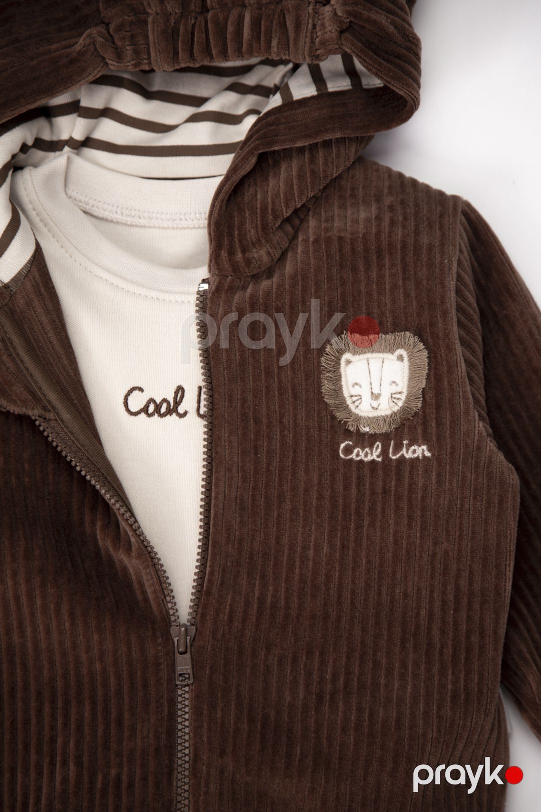 Yenidoğulan üçün dəst Bebetto K5582, qəhvəyi, velvet, ölçü 18-24 ay — Mallar, Bakı (2)