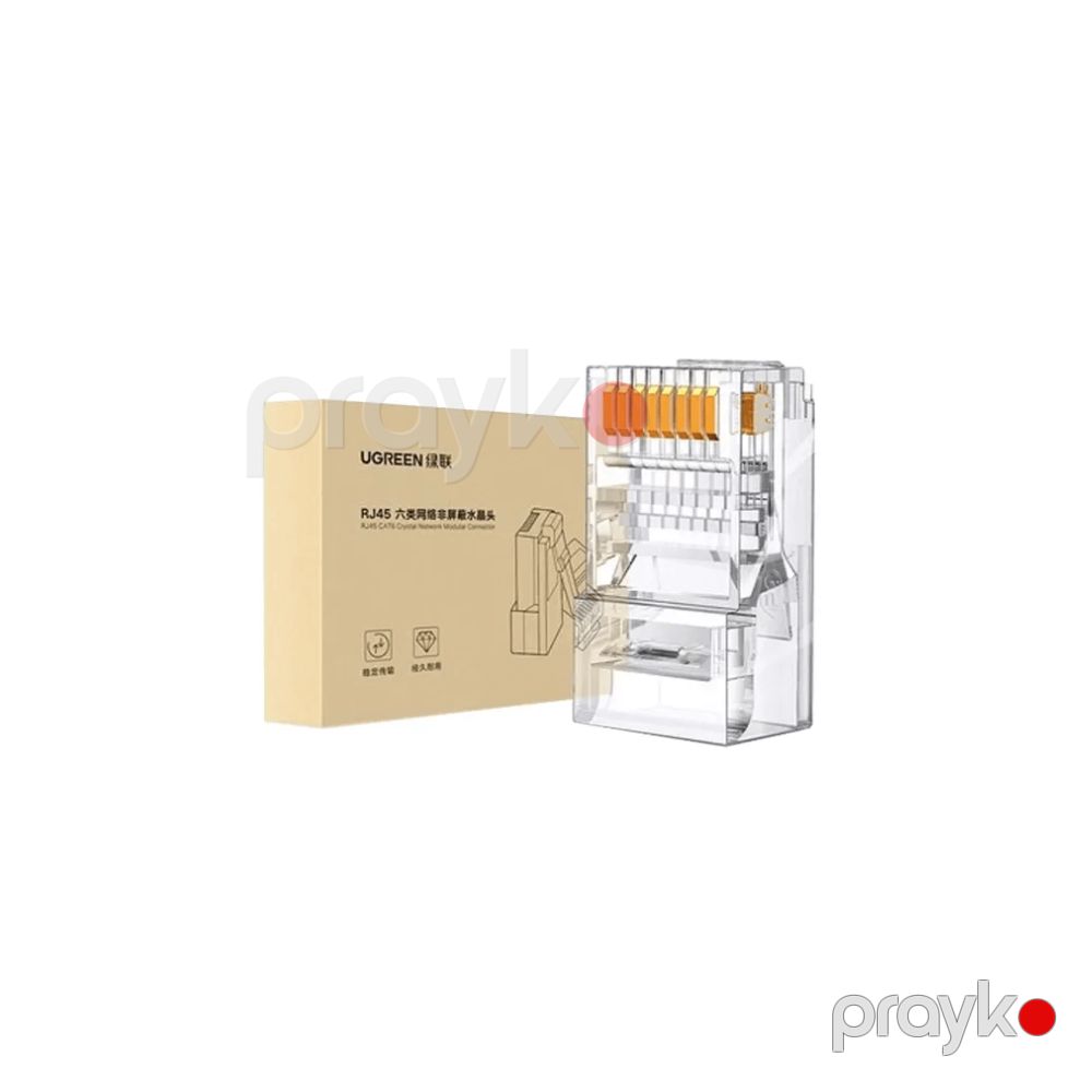 Cat 6 Unshielded RJ45 Modular Plugs 100Pc (60558) — Şəbəkə və server avadanlığı, Bakı (2)