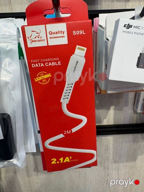 S09L Lightning 2M Fast Charging Data kabel — Bakı