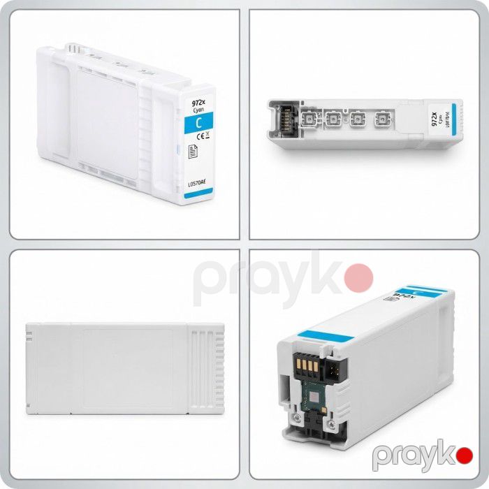 Epson UltraChrome XD2 T41F240 C13T41F240 Cyan Original Mürəkkəb Kartrici 350 ml — Elektronika, Bakı (2)