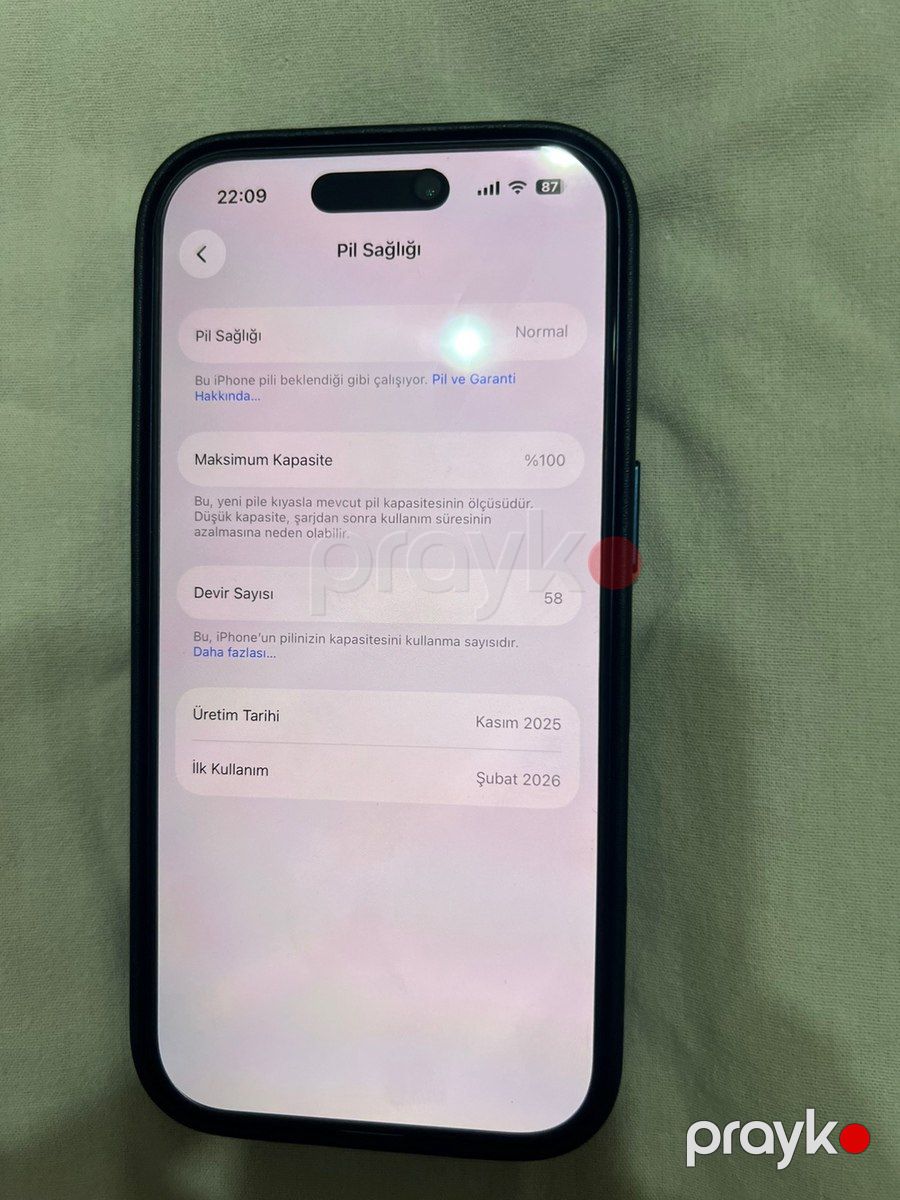 Apple iPhone 17 Pro Deep Blue 256GB/12GB — Smartfonlar, Bakı (6)