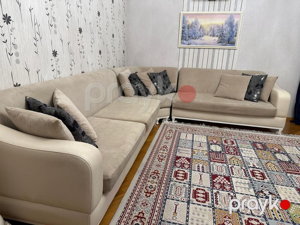 L‑şəkilli yumşaq künc divan dəsti - Dizayn: müasir, iri ölçülü — Yumşaq mobilya dəstləri, Bakı (3)