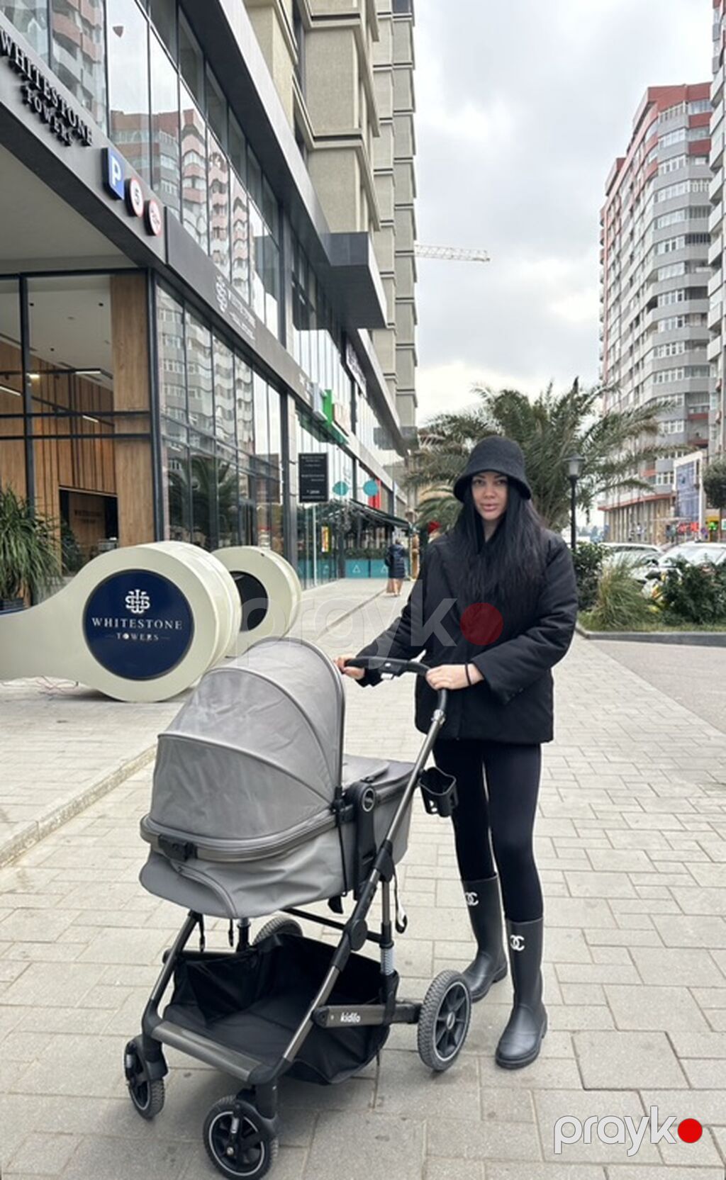Uşaq arabası – “kidilo” markası, boz rəng - 2-də-1 sistem: yeni — Arabalalar, Bakı (3)