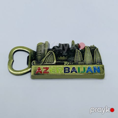 Maqnit-suvenir AL-4062, metal, qızılı — Bakı