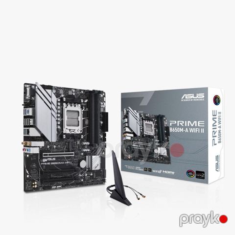 ASUS Prime B650M-A WiFi II – Gaming Anakart Motherboard — Bakı