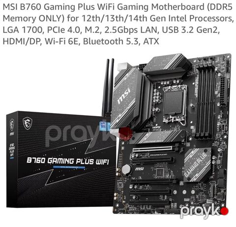 MSI B760 Gaming Plus WiFi ana plata – oyun və yüksək performanslı — Digah