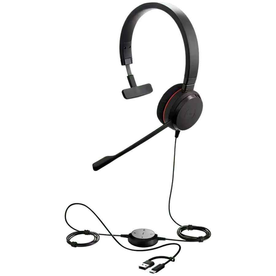 Jabra Evolve 20 USB C/A MS Mono (4993-823-169) — Qulaqcıqlar, Bakı (2)