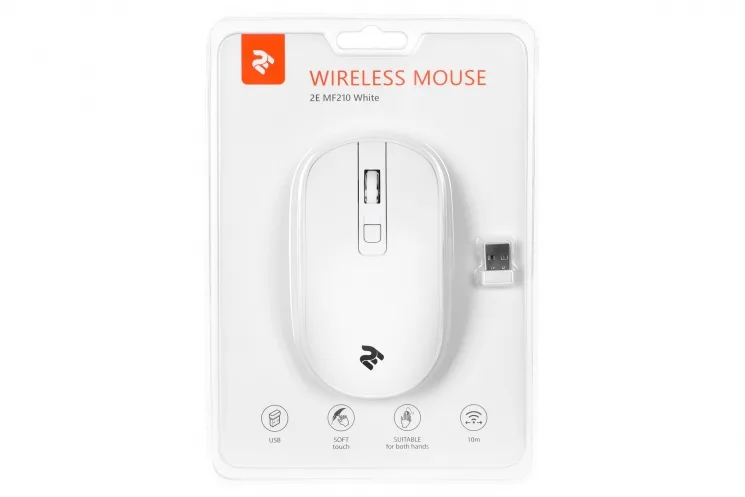 Mouse 2E MF210 WL White — Mallar, Bakı (5)
