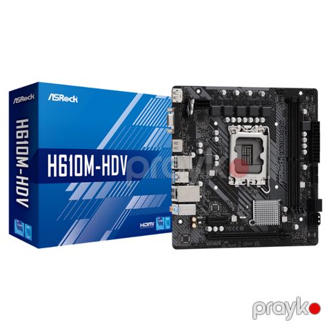 Ana plata “ASRock H610M-HDV” (H610M-HDV) — Bakı