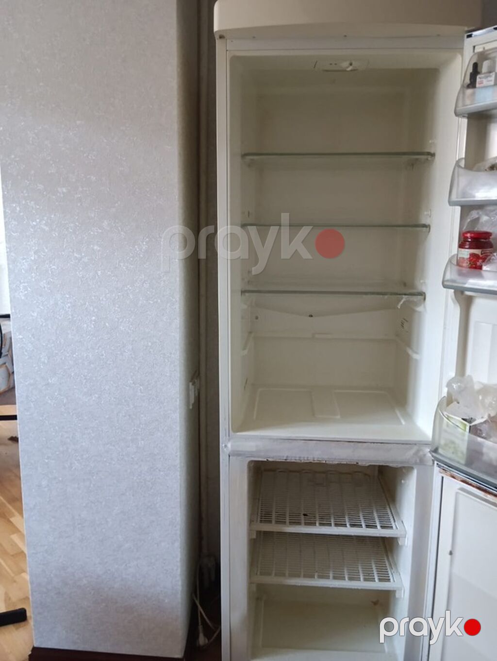 İki qapılı soyuducu - Aşağıda dondurucu, yuxarıda soyuducu bölmə — Soyuducular, Bakı (3)