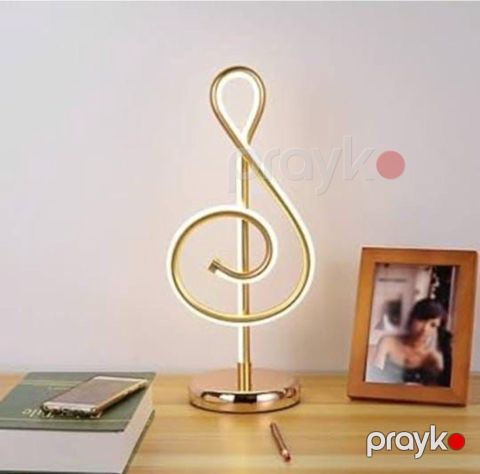 Musiqi notası formasında LED masa lampası — Bakı