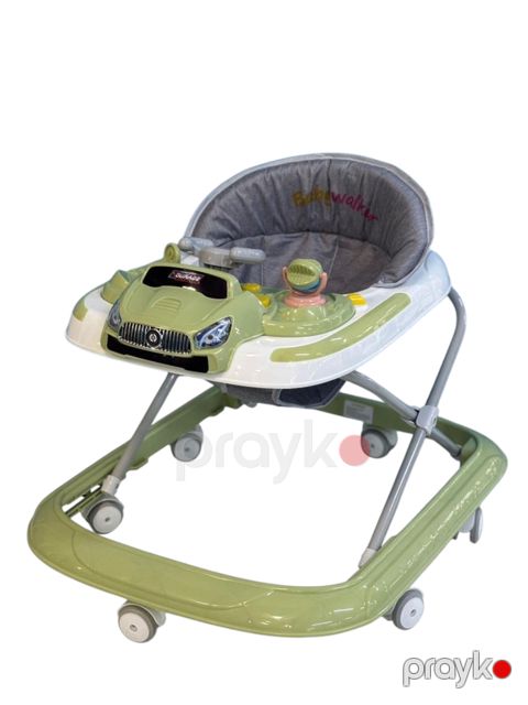 Yerimə arabası Hello Kids 29449923, yaşıl, 6-12 ay — Bakı