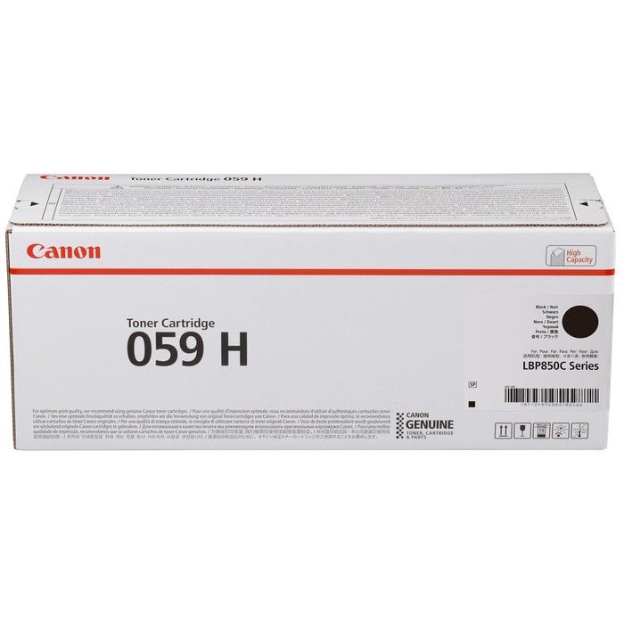 Canon Cartridge 059H CRG-059H BK 3627C001AA Black Original Toner Kartrici — Elektronika, Bakı