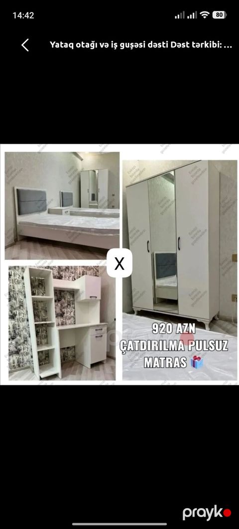 2 təknəfərlik çarpayı, Yeni — Digah