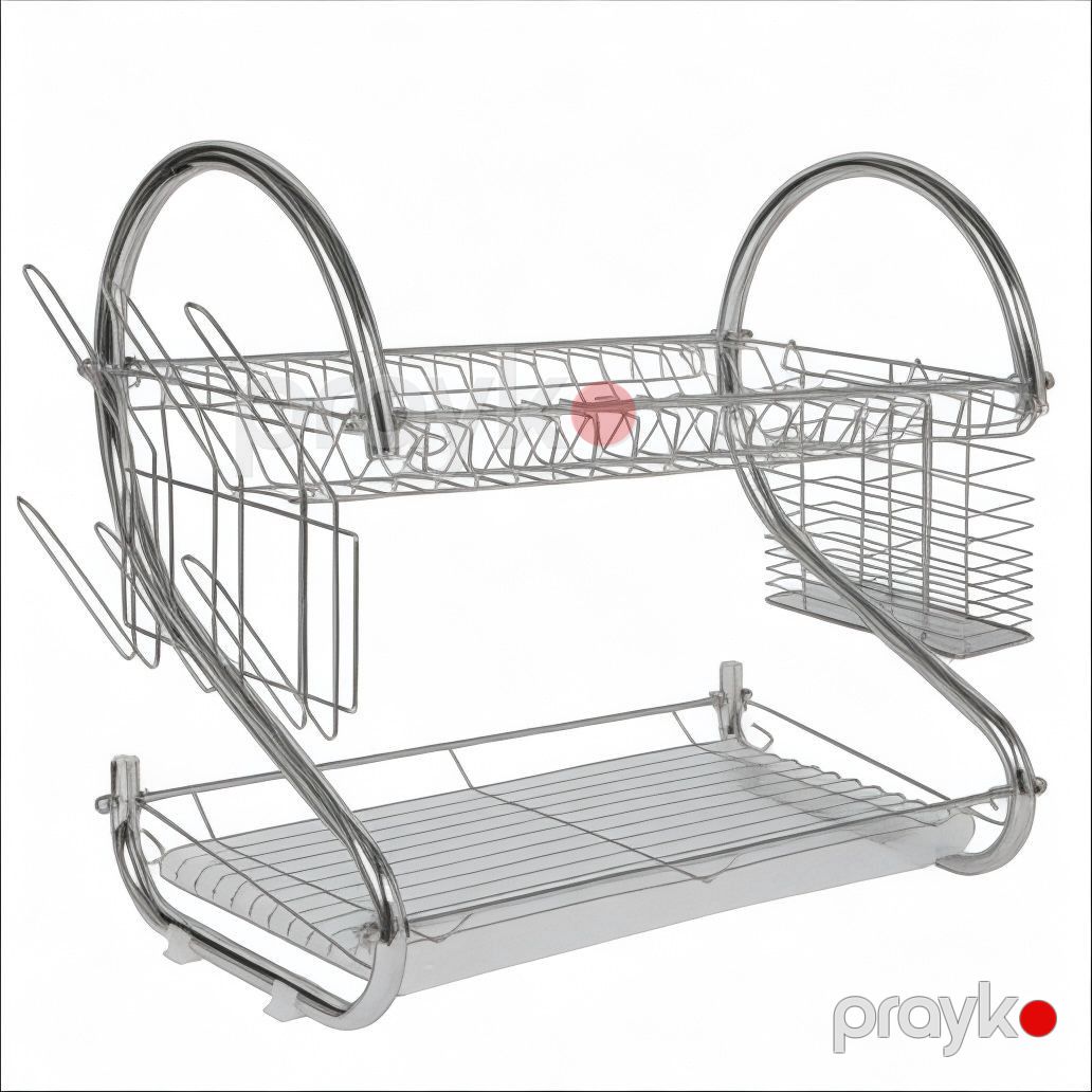 Qab-qacaq üçün quruducu 44731653, paslanmayan polad, 44x26 sm, gümüşü — Mallar, Bakı (2)