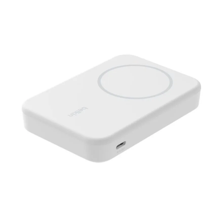 Power bank Belkin 8K Qi2 MagSafe compatible with kick stand White — Mallar, Bakı (2)