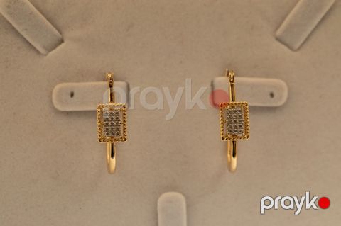 Sırğalar qadınlar üçün HG432, qızıl 585 əyar No Brand — Bakı
