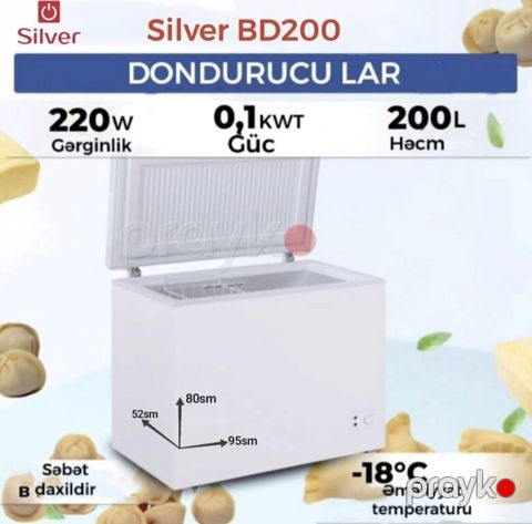 Dondurucu "Silver 200L" — Bakı
