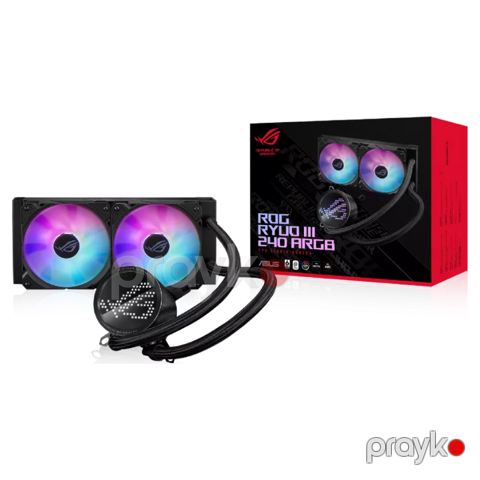 ASUS rog ryuo ııı 240 argb liquid cpu cooler (90RC00J1-M0UAY0) — Bakı
