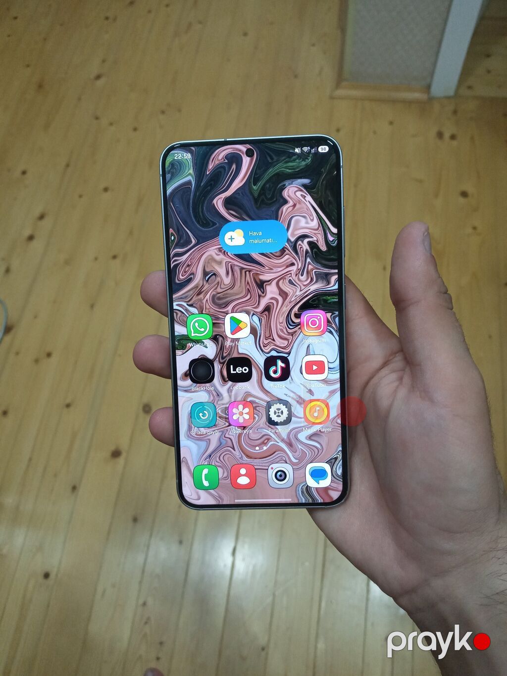 Samsung Galaxy S25, 256 GB, rəng - Boz, Zəmanət, Sensor, Barmaq izi — Samsung, Mehdiabad (2)