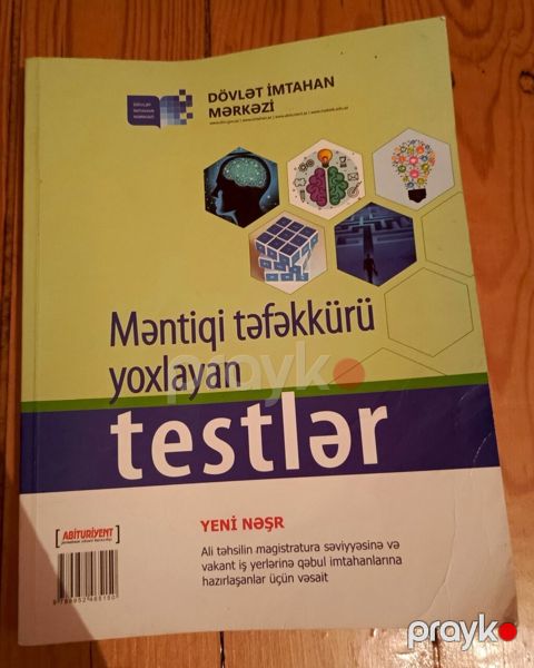 Məhsul: “Məntiqi təfəkkürü yoxlayan testlər” – Dövlət İmtahan — Bakı