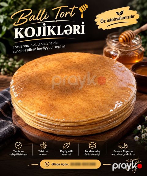 Salam. Sizə tort kojikləri ilə bağlı əməkdaşlıq təklifi etmək — Sumqayıt