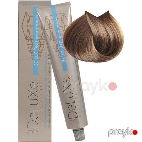 Saçlar üçün krem-boya 3Deluxe Professional 9.3 Çox açıq blond qızılı 100 ml — Bakı