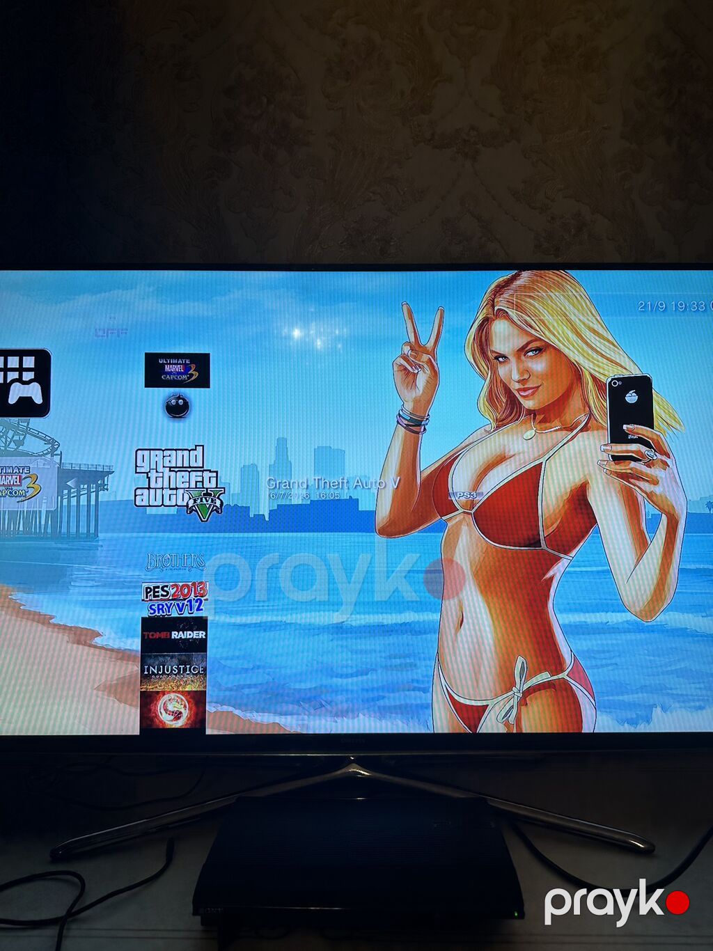 Ps 4 ile barter yalnız Ps3 Super Slim 500 gb İçinde Gta 5 mod menyusu — Oyun konsolları, Bakı (4)