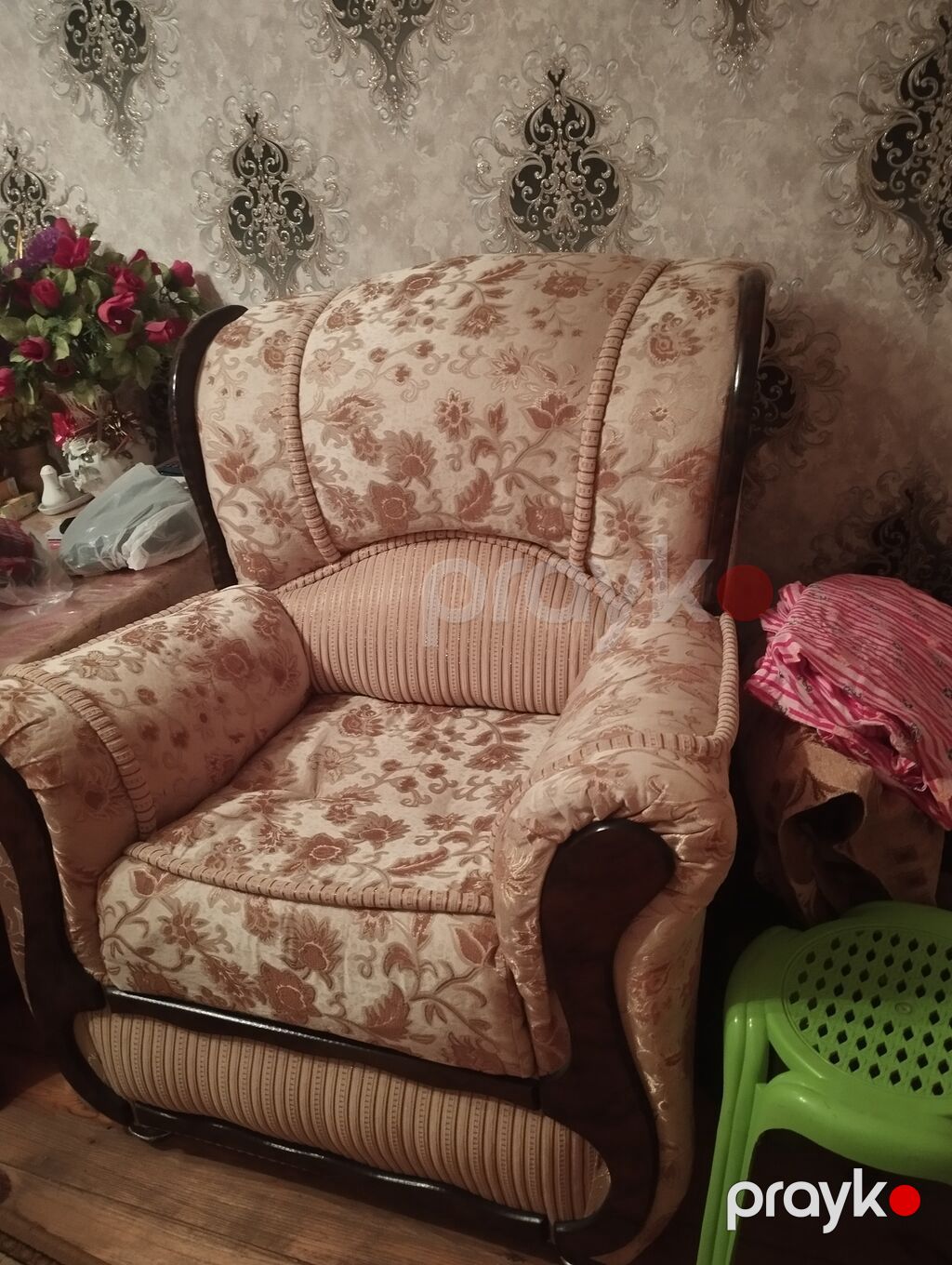 İşlənmiş, Divan-kravat, Divan, Açılan — Yumşaq mobilya dəstləri, Masazır (4)