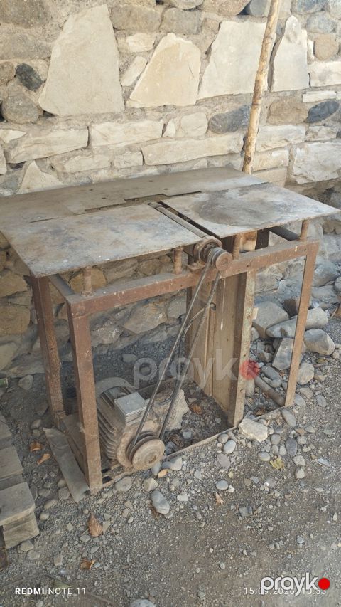 Elektriklə işləyən stolüstü ağac kəsim dəzgahı (diskli mişar) - Güc — Tovuz