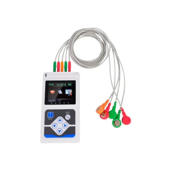 Contec TLC5000 12 Aparıcılı 24 Saatlıq Holter EKQ Monitoru — Bakı