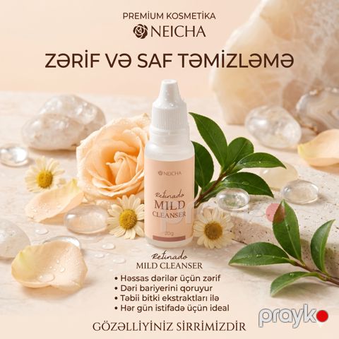 Kiprik yağsızlaşdırıcı Neicha Refinado Mild Cleancer / hipoallergik, 20 q — Bakı