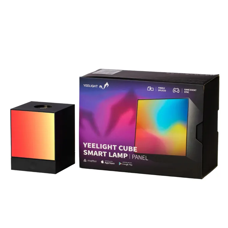 Yeelight Cube Smart Lamp Panel Black (YLFWD-0009) — Bakı